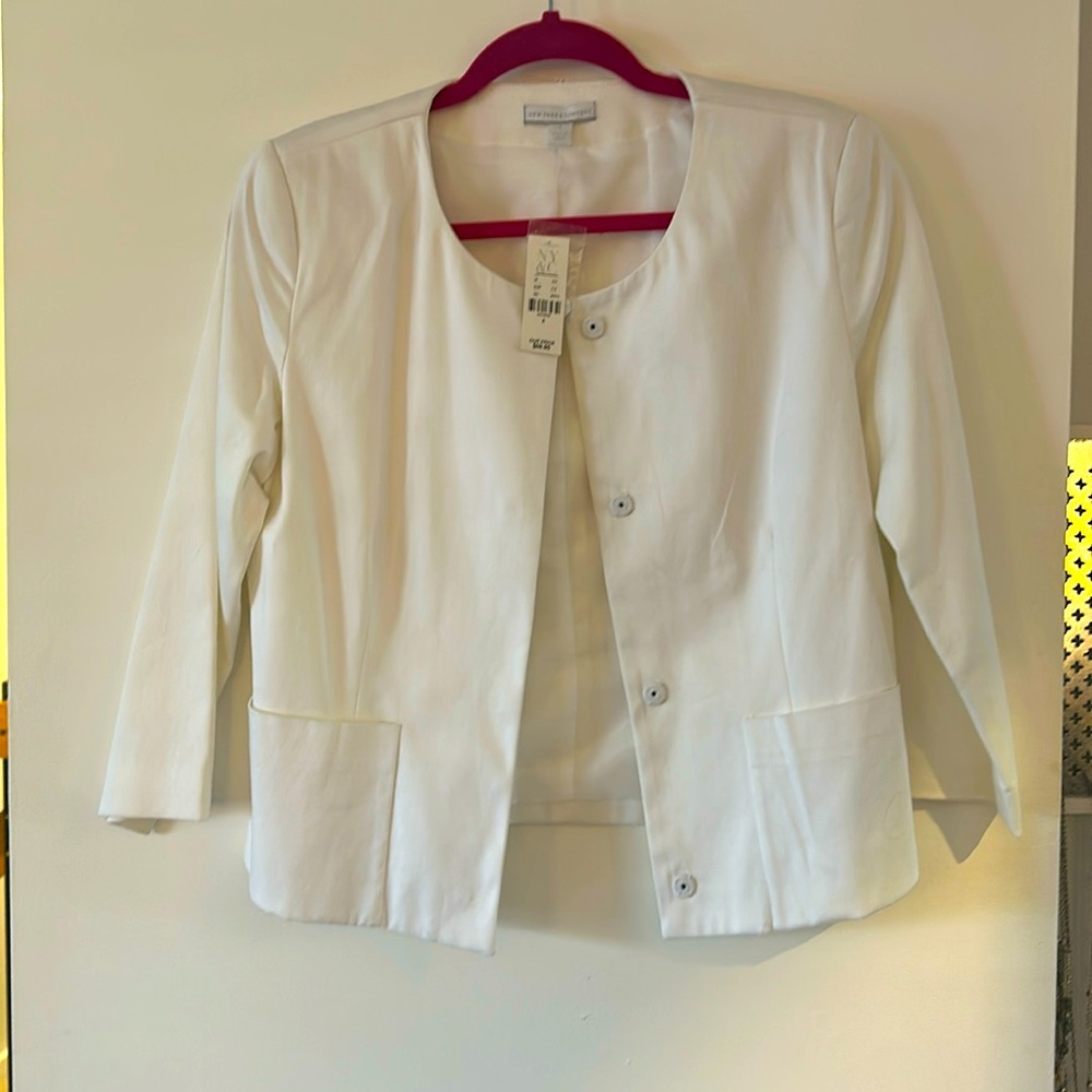 White NY&C Blazer NWT